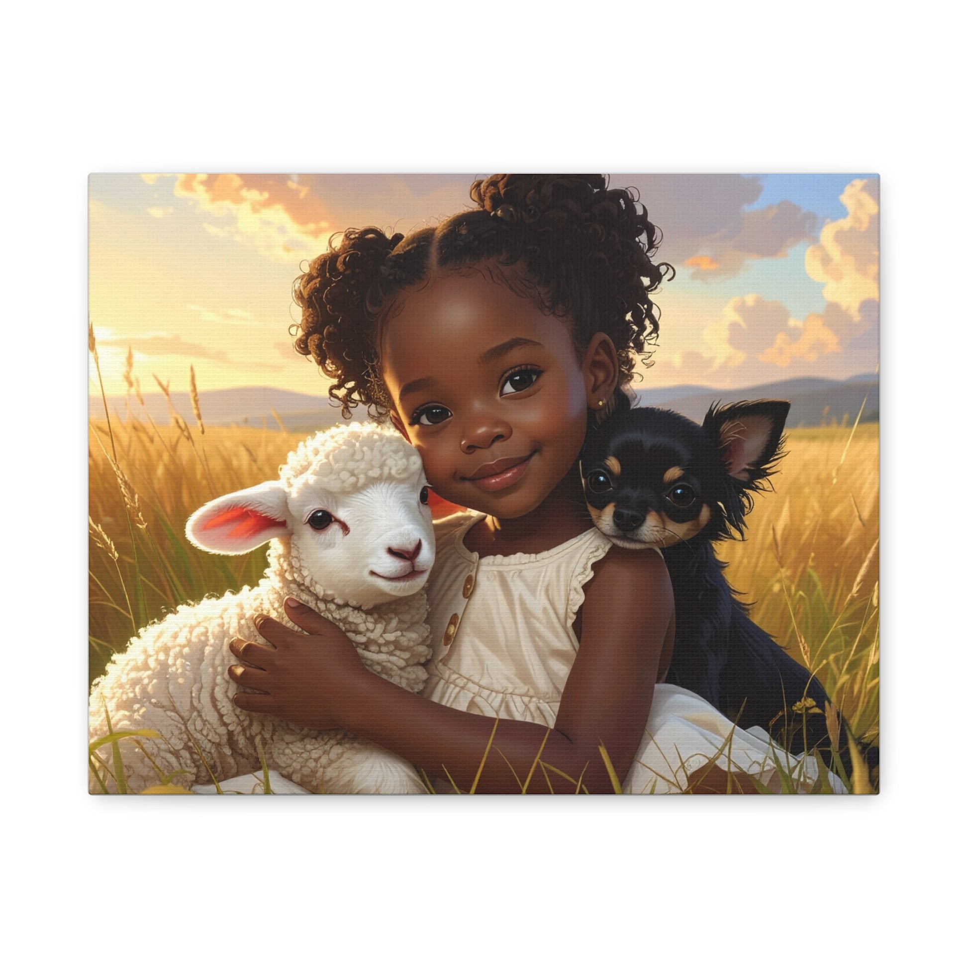 Nursery Thyme: Chihuahua & Lamb - chunique chihuahuas