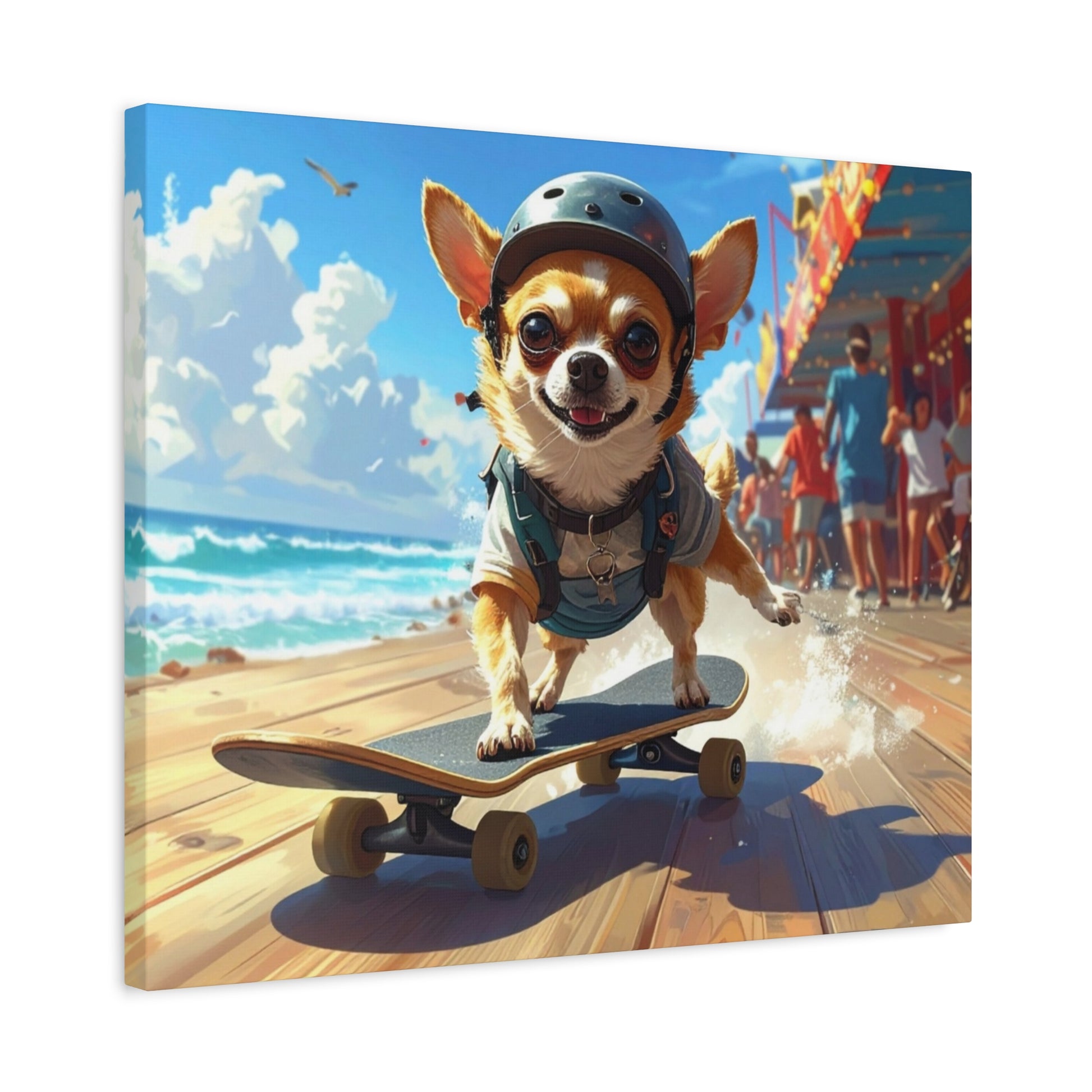 Summer Sun: Skateboard - Chunique Chihuahuas