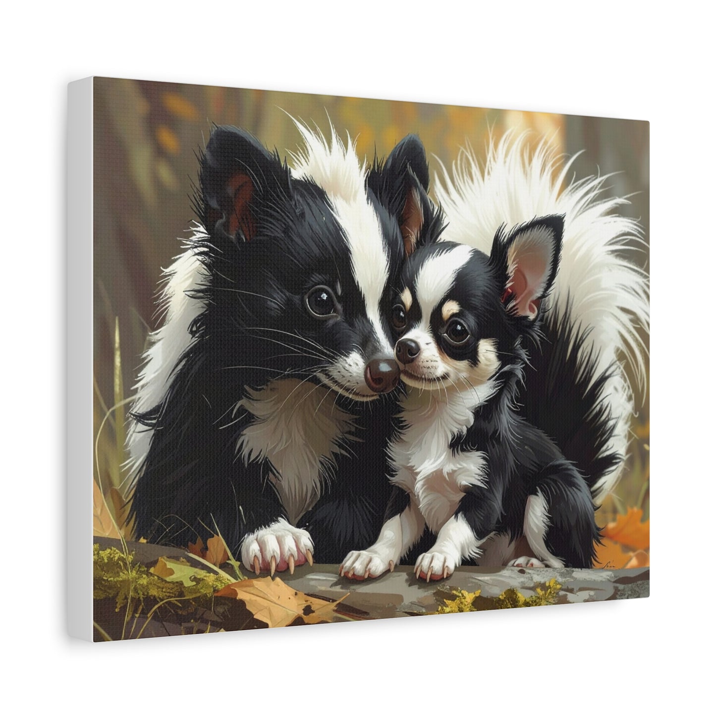 Forest Friends: Chihuahua & Skunk - chunique chihuahuas