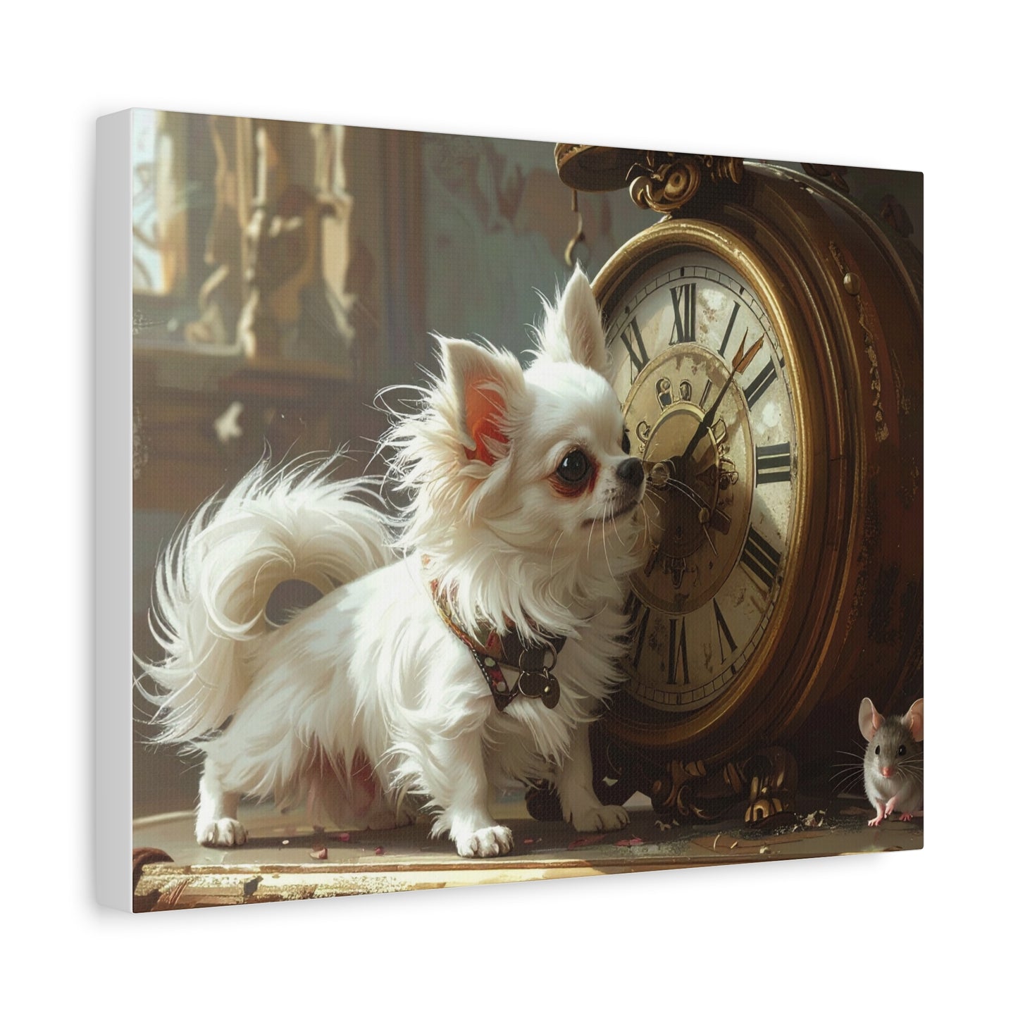 Nursery Thyme: Chihuahua & Clock - chunique chihuahuas